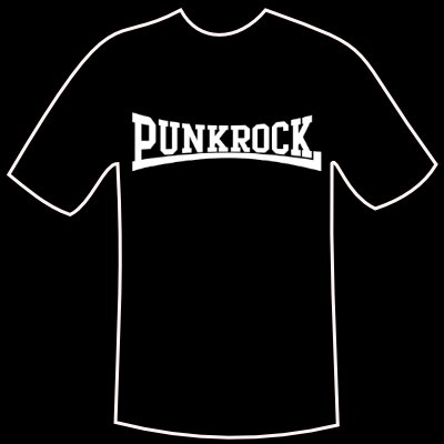 T-shirt \"Punkrock\"