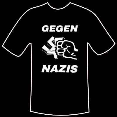 T-Shirt \"Gegen Nazis\"