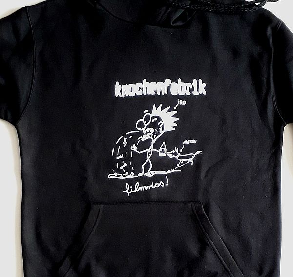 Kapuzen-Pullover "Knochenfabrik"