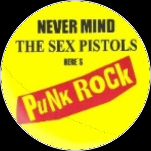 Button Never mind the sex pistols punkrock b